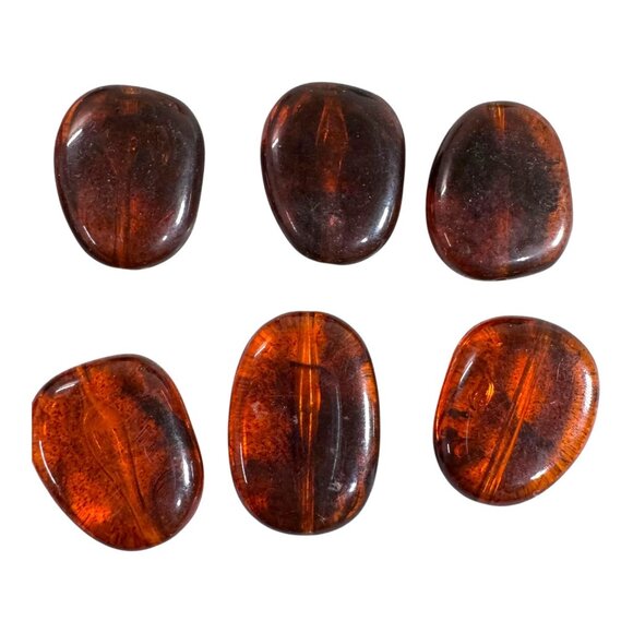 Vintage Baltic Amber Beaded Necklace Gold-Tone Clasp & Loose Beads NEEDS REPAIR - Picture 3 of 9